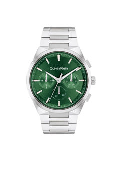 Calvin Klein - Men Quartz Green Round Shape Dial Watch - 25200441 (M)