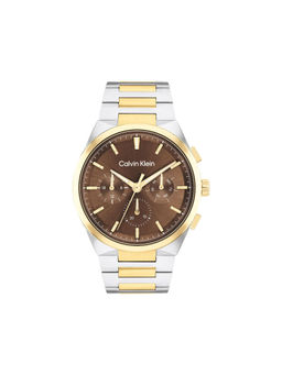 Calvin Klein - Men Quartz Brown Round Shape Dial Watch - 25200442 (M)