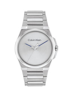 Calvin Klein - Men Quartz Silver Round Shape Dial Watch - 25200456 (M)