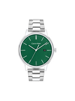 Calvin Klein - Men Quartz Green Round Shape Dial Watch - 25200478 (M)
