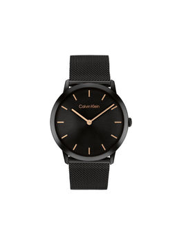 Calvin Klein - Unisex Quartz Black Round Shape Dial Watch - 25300002 (M)