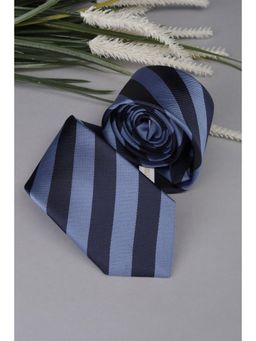 Allen Solly - Men Navy Blue Stripe Casual Tie