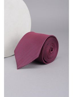 Van Heusen - Men Maroon Embroidered Formal Tie