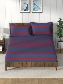 Nautica - Super Soft 100% Cotton King Bedsheet and 2 Pillow Covers