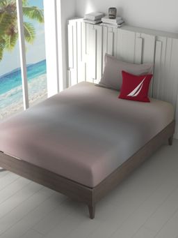 Nautica - 100% Premium Cotton Single Bedsheet with 1 Pillow Cover