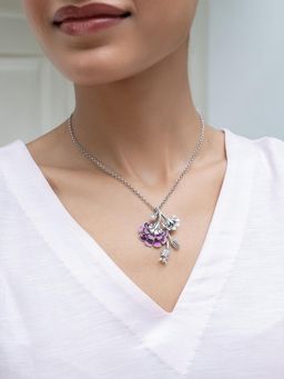 Shaya by CaratLane - Fiore In 925 Silver Adjustable Necklace
