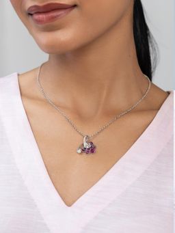 Shaya by CaratLane - Hana In 925 Silver Adjustable Necklace