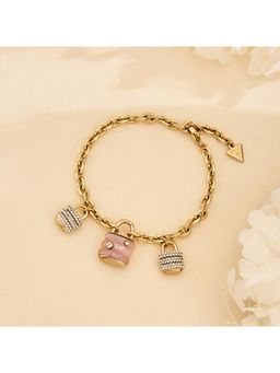 Guess - My Secret Yellow Gold Womens Adjustable Bracelet