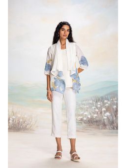 Kaveri - Blue Bubble Flower Zoro Co-Ord (Set of 2)