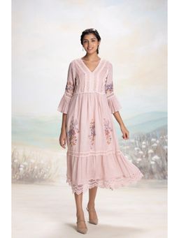 Kaveri - Pink Vintage Rosa Messenger Dress