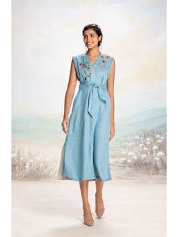 Kaveri - Blue Tsukiyama Sanya Dress