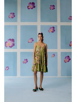 Uri by Mrunalini Rao - Olive Lulu Mini Dress