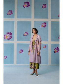 Uri by Mrunalini Rao - Lavender Trench Coat