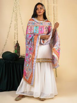 Teejh - Anandi Embellished Printed Dupatta