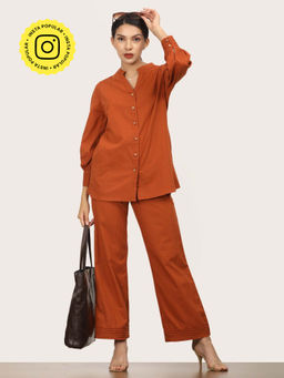 Saltpetre - Women Orange Co-Ord (Set of 2)