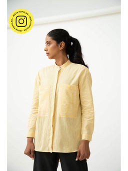 Saltpetre - Women Full Sleeves Relaxed Button Down Shirt