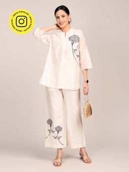 Saltpetre - Womens Cream Co-Ord Set