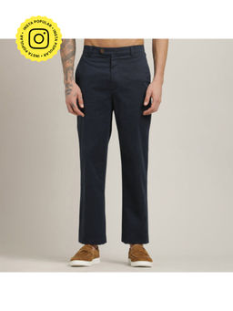 Saltpetre - Aruku Chino Relaxed Fit Cotton Navy Blue Pant