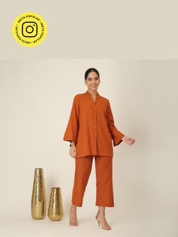 Saltpetre - Rust Demi Full Sleeves Co-ord Set
