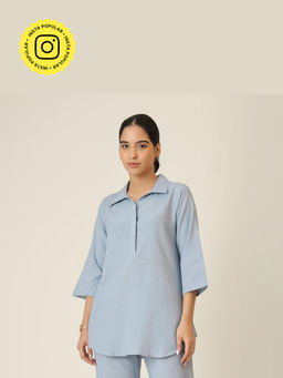 Saltpetre - Blue Skipper Collar Tunic