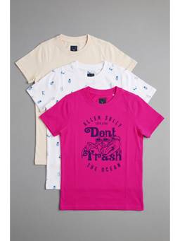 Allen Solly - Boys Multi-Color Printed Round Neck T-Shirt