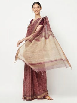 Fabindia - Cotton Silk Printed Sari