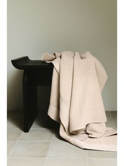 H&M - Beige Cotton Terry Bath Towel