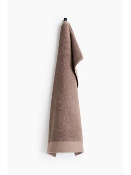 H&M - Brown Cotton Terry Hand Towel