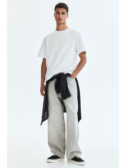 H&M - Men Grey Baggy Jeans