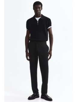 H&M - Men Black Slim Fit Tailored Joggers