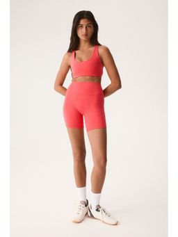 H&M - Women Red Sports Cycling Shorts With Softmove