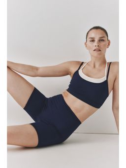 H&M - Women Blue Sports Cycling Shorts With Softmove