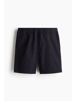 H&M - Men Blue Regular Fit Canvas Shorts