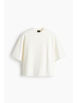 H&M - Men White Oversized Fit T-Shirt