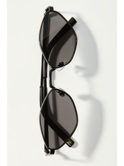 H&M - Women Black Oval Sunglasses