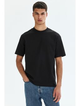 H&M - Men Black Coolmax® Relaxed Fit T-Shirt