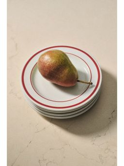 H&M - White 4-Pack Porcelain Side Plates