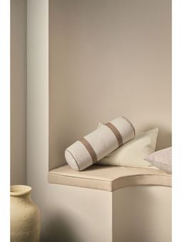 H&M - Beige Linen-Blend Bolster