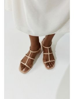 H&M - Women Beige Strappy Sandals