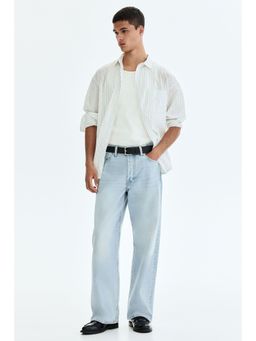 H&M - Men Blue Loose Jeans
