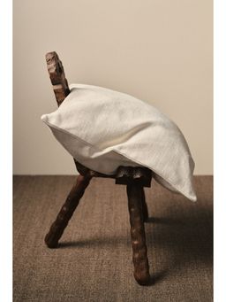 H&M - White Chenille Cushion Cover
