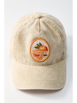 H&M - Women Beige Cotton Twill Cap