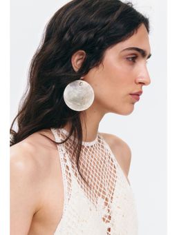 H&M - Women Silver Seashell Earrings