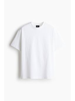 H&M - Men White Loose Fit T-Shirt