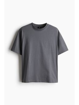 H&M - Men Grey Loose Fit T-Shirt