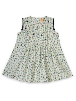 The Little Trunk - White Floral Infant Dress