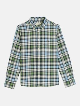 GANT - Boys Multicolor Button Down Collar Full Sleeves Shirt