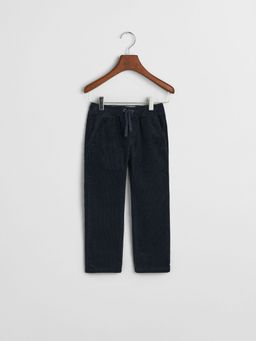 GANT - Boys Solid Relaxed Fit Mid Rise Cord Pants