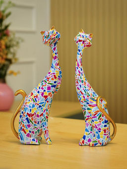 Ekhasa - Cute Kitty Cats Show Piece for Home Decor (Set Of 2)