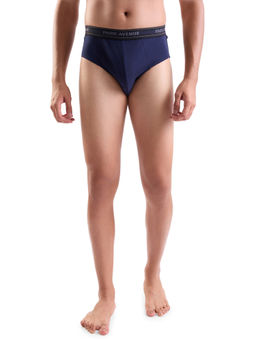 Park Avenue - Men Pure Cotton Solid Dark Blue Brief